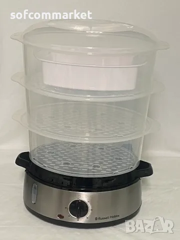 Уред за готвене на пара Russell Hobbs Cook Home 19270-56 (800W) – С 6 месеца гаранция!, снимка 2 - Уреди за готвене на пара - 55484113