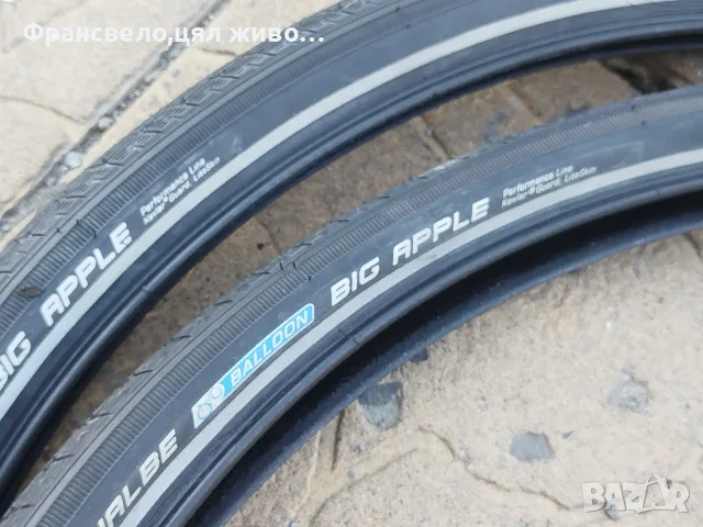 28 цола гуми за велосипед колело schwalbe big apple , снимка 2 - Части за велосипеди - 53499008
