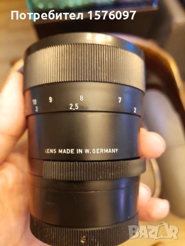 Ръчно фокусен обектив Revue 1:3,5/135mm  (Enna München Tele-Ennalyt 135/3.5) на М39 резба, снимка 9 - Обективи и филтри - 53950931