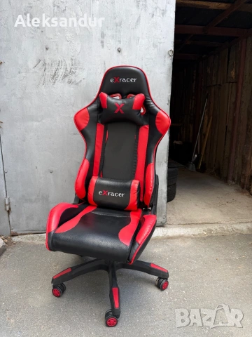 !!КАТО НОВ!! Геймърски стол exracer в отлично състояние