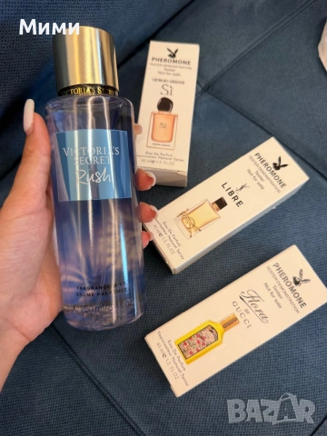 Victoria Secret спрей + 3 мини парфюмчета , снимка 3 - Дамски парфюми - 55027154