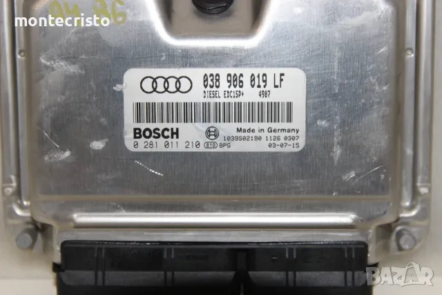 Моторен компютър Audi A4 B6 (2000-2004г.) 038906019LF / 038 906 019 LF / 0281011210 / 0 281 011 210, снимка 2 - Части - 55550546