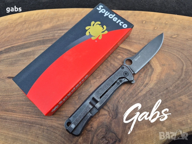 Сгъваем нож Spyderco/Lion Steel Slym C271, снимка 4 - Ножове - 54751313