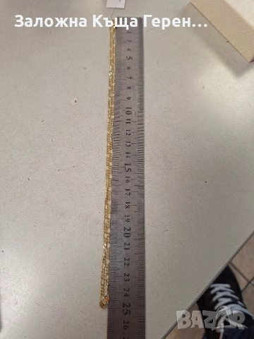 Златен Синджир - 14к. - 5,40гр., снимка 3 - Колиета, медальони, синджири - 54409208