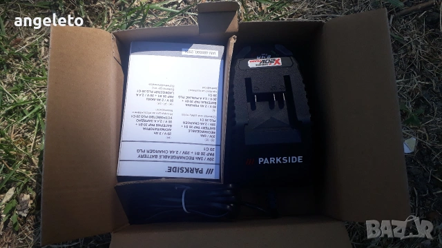 Акумулаторна батерия и зарядно Parkside x20v team , снимка 5 - Друга електроника - 55111932