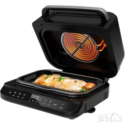 Фритюрник с горещ въздух Cecotec Cecofry FireDome 6000 - Грил без олио, 2400 W, снимка 9 - Фритюрници - 55647432