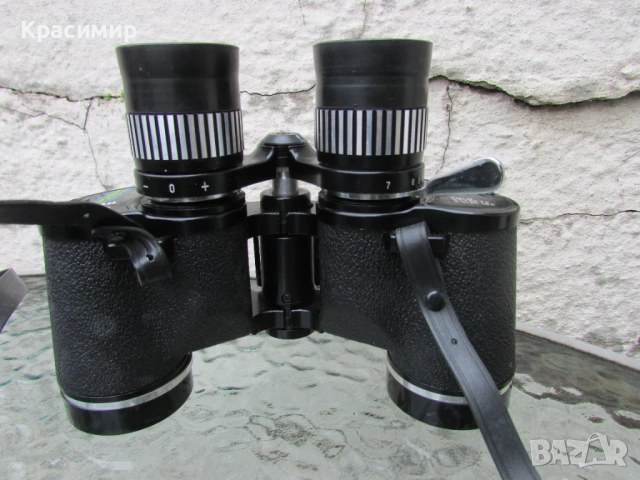 Японски бинокъл Chinon 7-15×35, снимка 7 - Екипировка - 54397993