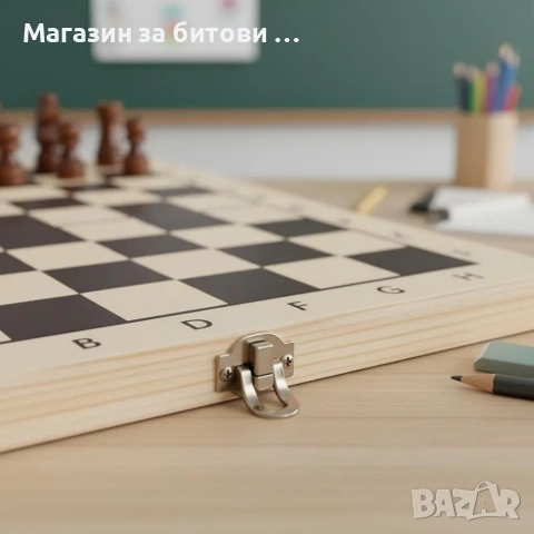 Игра шах , дървен шах, снимка 3 - Шах и табла - 55251069