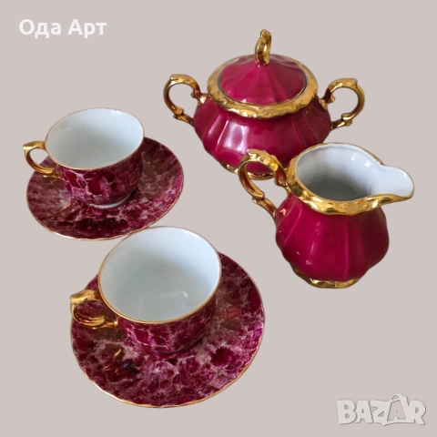 Немски порцелан, Бавария, 50ег,винтидж , снимка 2 - Сервизи - 55139330