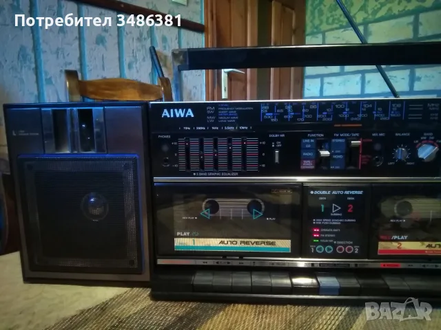 AIWA CA W 80 E SINGAPOR, снимка 3 - Радиокасетофони, транзистори - 55448550