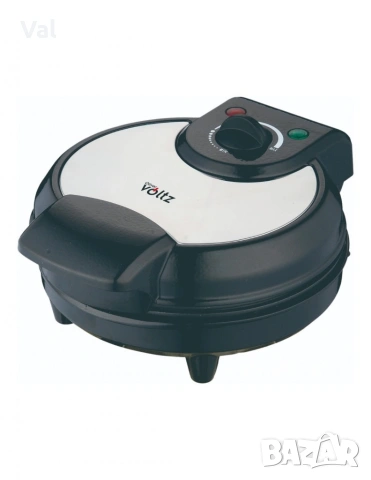 Гофретник Voltz,1200W, 5 гнезда, Инокс, снимка 9 - Гофретници - 54811853