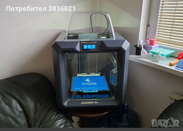 3D принтер в отлично състояние | Flashforge Guider 2S, снимка 3 - Друга електроника - 54334190