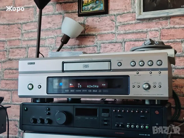 ⏯️Клип. Denon DVD-3910 SACD DVD-Audio CD Mp3, снимка 6 - Ресийвъри, усилватели, смесителни пултове - 55492923