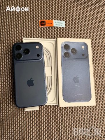 КАТО НОВ! 512Gb *ЛИЗИНГ* iPhone 17 Pro Deep Blue ГАРАНЦИЯ