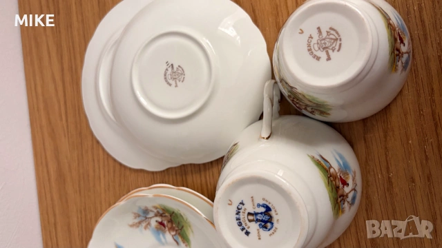 Троен сет за чай Regency - 2 броя, снимка 9 - Сервизи - 53964202