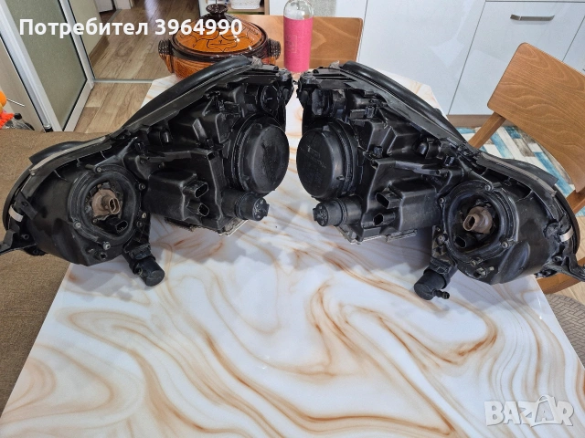 Кристални Оригинални КСЕНОНОВИ фарове за Мерцедес Еклас W211 , снимка 5 - Части - 54655057