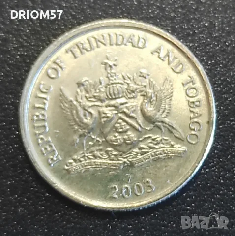 Монета Тринидад и Тобаго - 1 бр. [2003], снимка 2 - Нумизматика и бонистика - 55614412