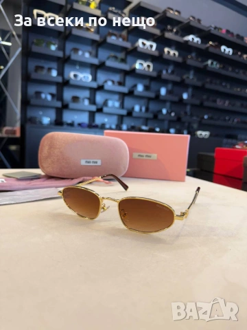 Miu Miu Слънчеви Очила С UV400 Защита - Различни Цветове Код SK1533, снимка 3 - Слънчеви и диоптрични очила - 54558948