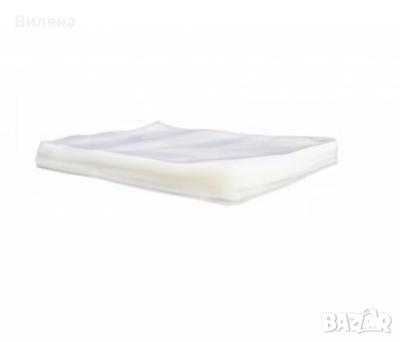 Торбички за вакуумиране, 100 бр, 15 х 25 см, Прозрачни