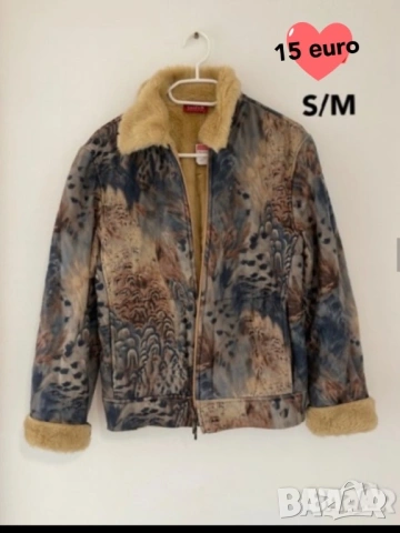 Дълго пухкаво палто Сака Zara H&M Bershka Forever21 (S/M), снимка 15 - Сака - 38112865