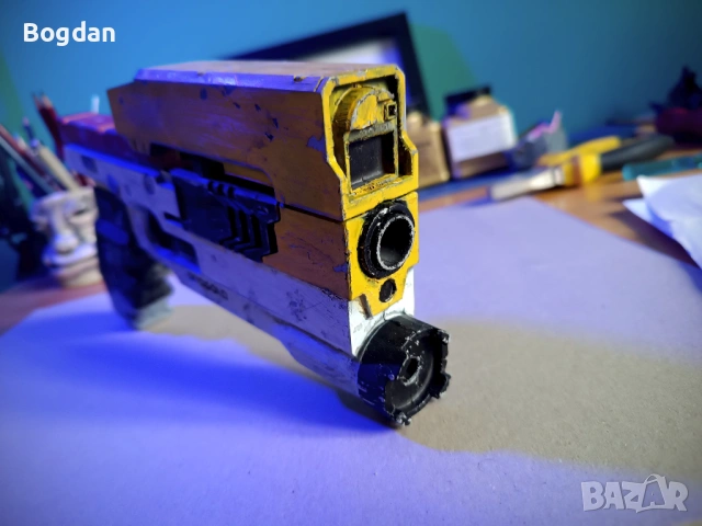 Cyberpunk 2077 Skippy Cosplay Косплей пистолет - реквизит, снимка 3 - Колекции - 54124557