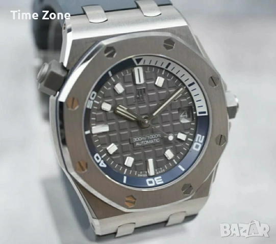 Audemars Piguet Royal Oak Offshore Diver 42mm Steel Grey Dial Automatic Различни Варианти, снимка 8 - Мъжки - 54044417