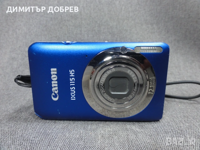ЦИФРОВ ФОТОАПАРАТ CANON IXUS 115 HS 12.1 MP DIGITAL CAMERA, снимка 2 - Фотоапарати - 54552499