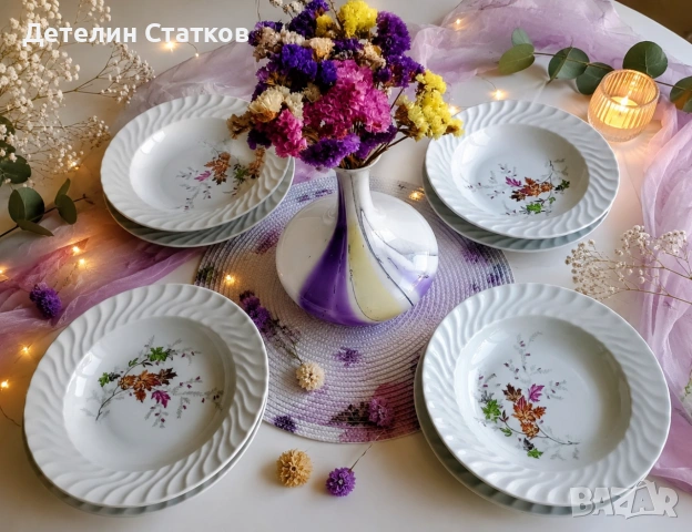 Порцеланови чинии 8 бр.