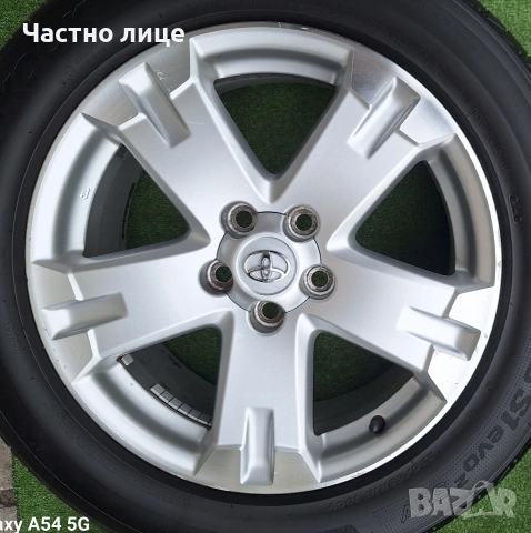 Продавам 4бр оригинални 18-ки джанти с летни гуми за Тойота Рав 4, снимка 5 - Гуми и джанти - 54205213