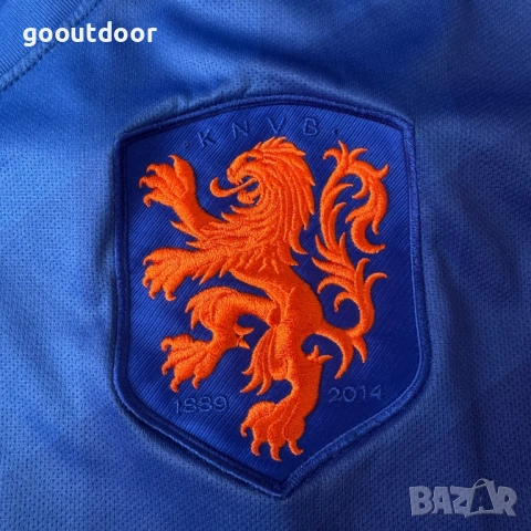 Футболна фланелка Нидерландия 2014-15 Nike – (L), снимка 4 - Футбол - 54597765
