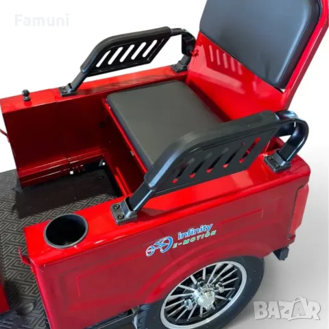Електрическа Триколка CARGO 1800W (Ремарке или седалка) , снимка 5 - Мотоциклети и мототехника - 55586003