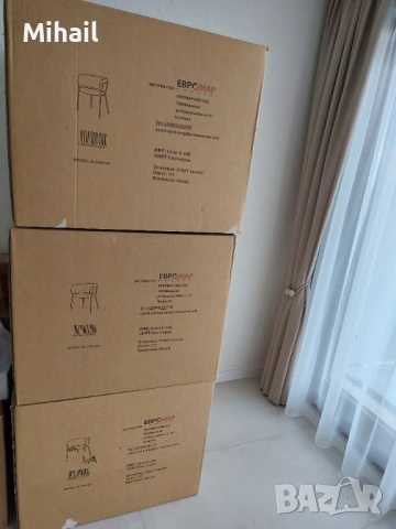 Комплект 6 бр. трапезен стол  К-348, снимка 7 - Столове - 54049954