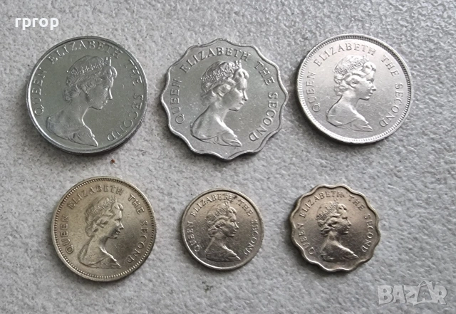 Хонг Конг. Хонг Конг долар. 6 бр., снимка 4 - Нумизматика и бонистика - 42372989