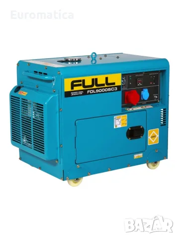 Дизелов генератор за ток 6.30 kW (8.50 kVA) FDL 9000SC3 с AVR и ел. стартер (Обезшумен) - трифазен