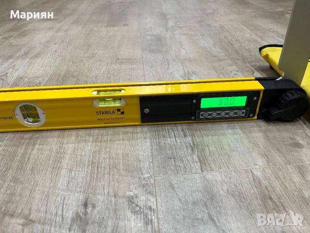 STABILA TECH 700 DA Eлектронен Ъгломер 45cm, снимка 3 - Измервателни инструменти - 54921014