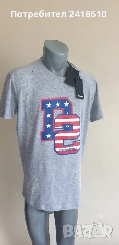 DSQUARED2 Made In Italy Mens Size M НОВО! ОРИГИНАЛ! Мъжка Тениска!, снимка 9 - Тениски - 54022789