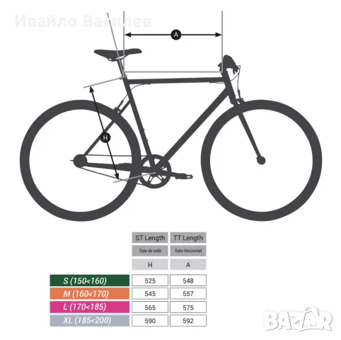 ELOPS SINGLE SPEED 500 XL, снимка 5 - Велосипеди - 55543091