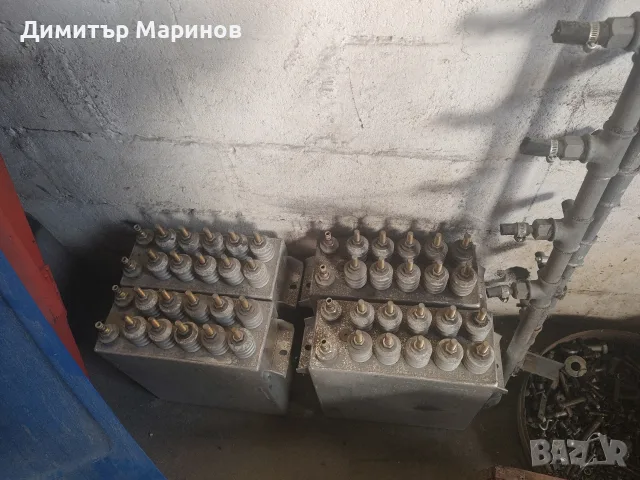 шкаф за управление на леярска пещ 160кг. с кондензатори батерии.