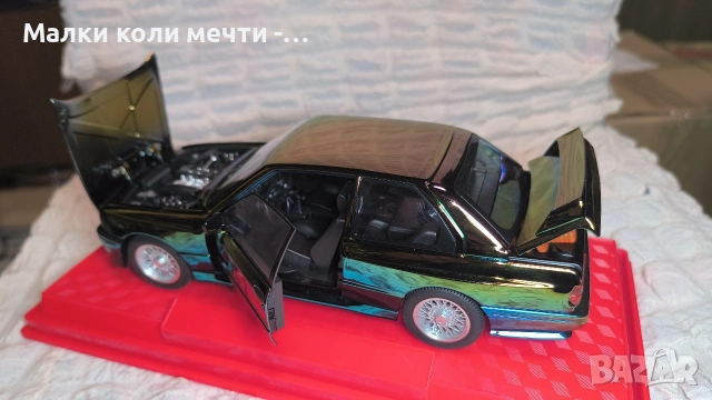 метална количка BMW 3 series -  Мащаб 1:24, снимка 4 - Колекции - 54149198