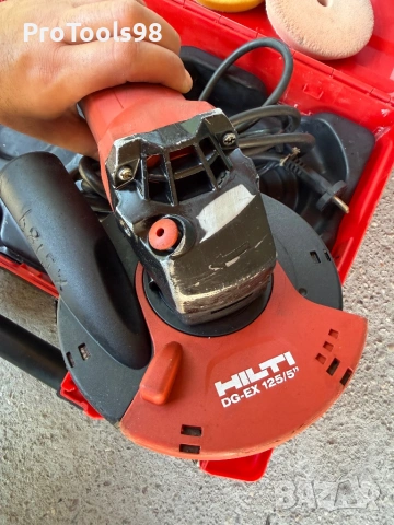 Hilti AG 125-19SE + прахоуловител  DG-EX125/5, снимка 6 - Ъглошлайфи - 54657933