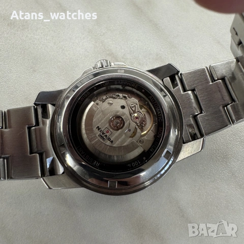 Nivada Swiss Skymaster Automatic – Day-Date, Swiss Made, снимка 7 - Мъжки - 55190567