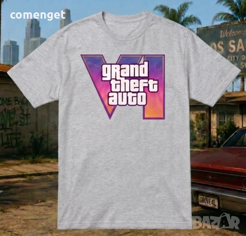 NEW 2026! Тениски GTA 6 - 5 цвята! Или поръчай модел с ТВОЯ идея!, снимка 5 - Тениски - 55145328
