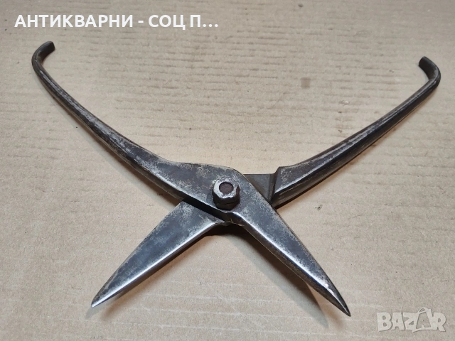 Стара Кована Ножица За Рязане На Ламарина. / НОМЕР 1818., снимка 6 - Антикварни и старинни предмети - 54393436