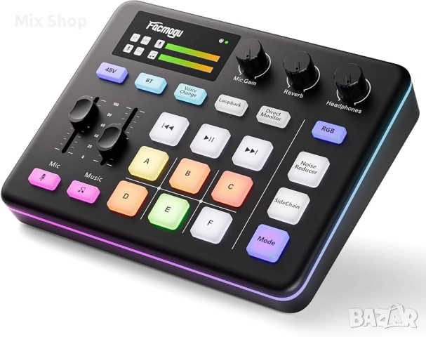 Нов Facmogu G9 Gaming Audio Mixer,