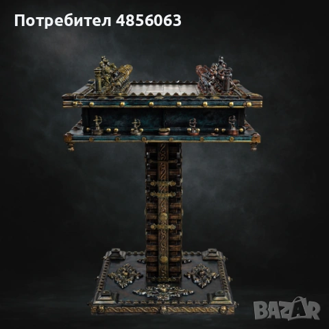 Маса за шах IMPERIUM - Pedestal, снимка 5 - Шах и табла - 54901330