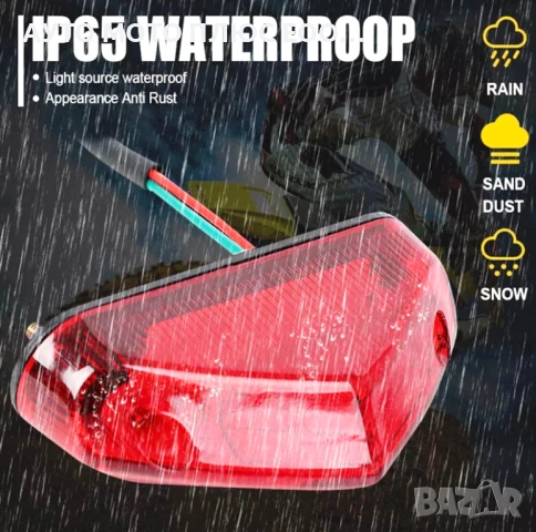 Универсален 12 LED стоп за Мотоциклет/Скутер/ATV., снимка 6 - Аксесоари и консумативи - 54038802