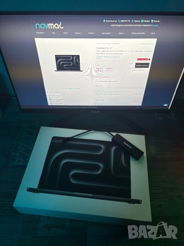 MacBook Pro 14 M4 Pro 24GB 512GB Space Black – Чисто Нов – Гаранция от януари, снимка 2 - Лаптопи за работа - 54975617