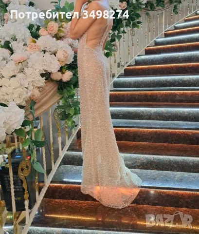 Официалана дълга рокля на Juliakontugruni и рокля бутикова на Maya boutique, снимка 2 - Рокли - 55365077