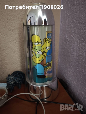 колекционерска 3D лампа The Simpsons (2002 г.) – оригинална!, снимка 3 - Колекции - 55229708