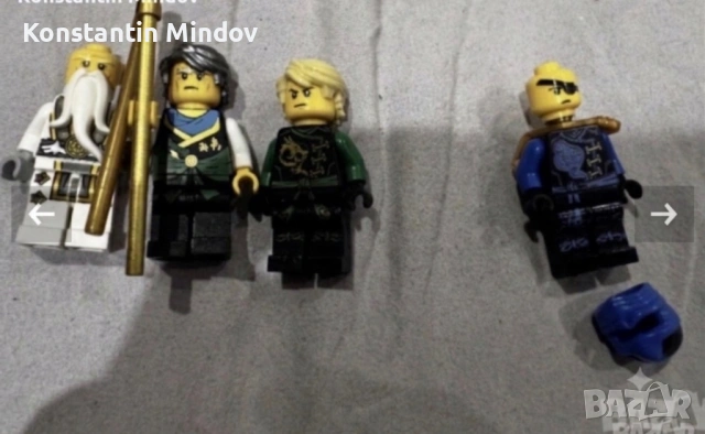    Фигури LEGO Ninjago , Лойд,Джей, Ву и Гармадон.  Цени в описанието